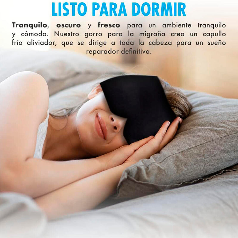 Pack Almohadilla de gel para rodillas codos Y Gorro de gel para el tratamiento de dolor